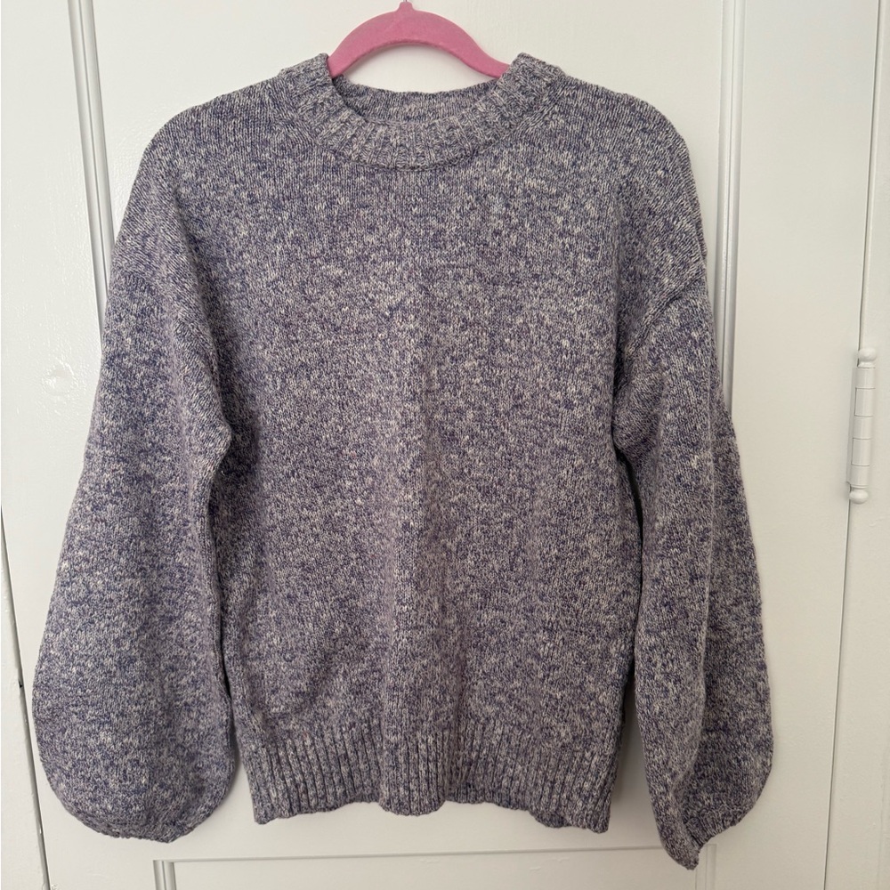 SOLD J. Crew Heathered Purple Sweater